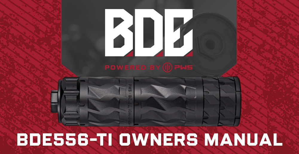 BDE 556 Manual