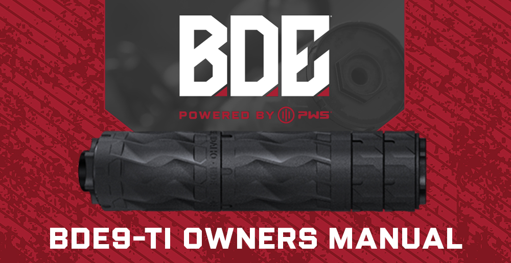 BDE 9mm Manual